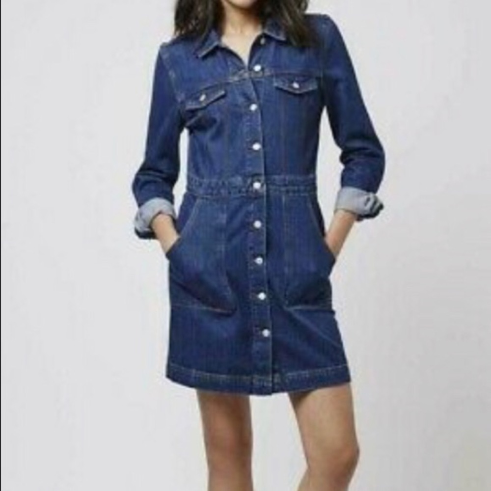 Topshop Denim Dress